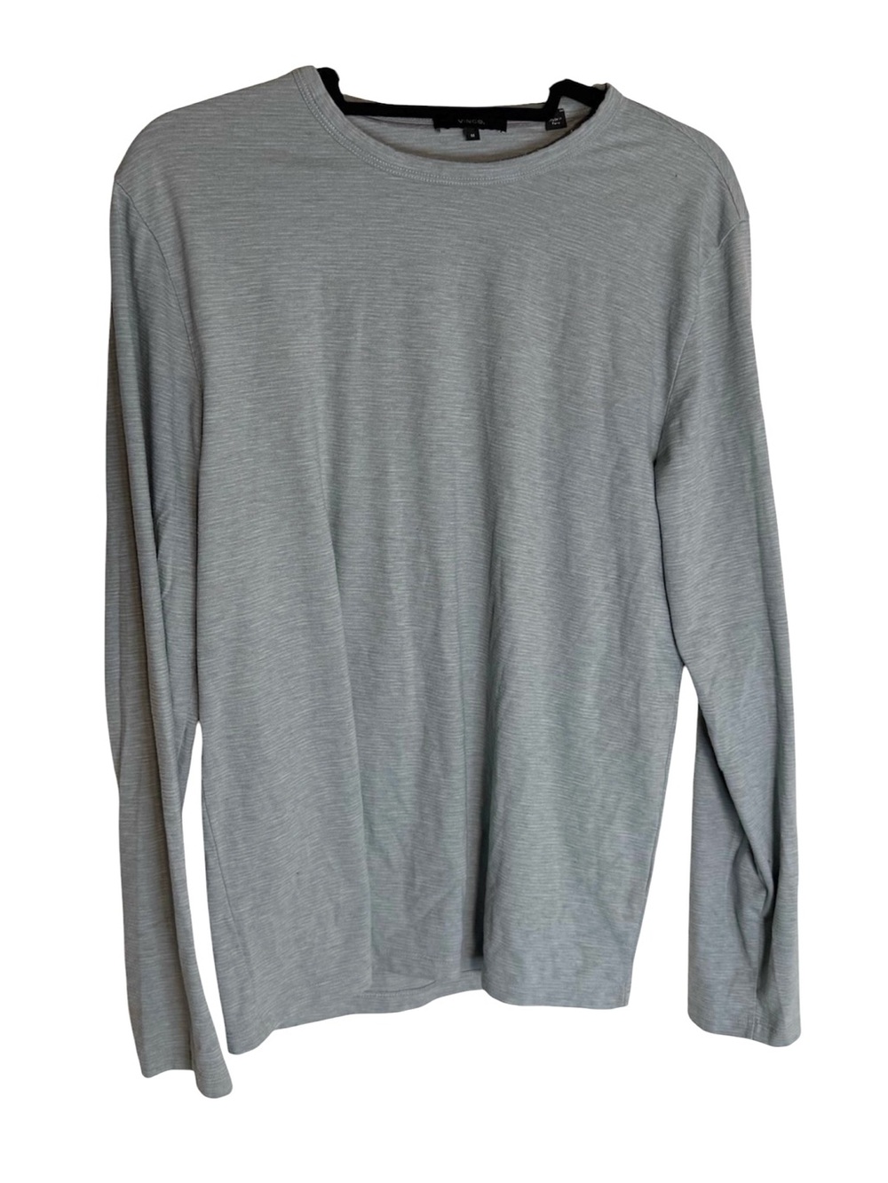 Vince Slub Feeder Stripe Long Sleeve Crew